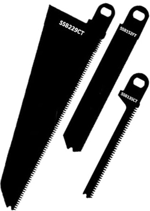 3pcs Reciprocating Saw Blades,Carbon Steel Saw Blade,Wood & Plastic Blade for Softwood Hardwood Plastic Cutting Compatible with Black and Decker Piranha Scorpion Saws