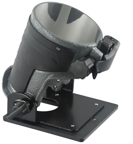 Router Base 65mm Tilt Design for Trimming Laminate and Solid Wood Compatible with RT0700C DRT50 3709 370 Aluminum Casting Body 90x90mm Base Size
