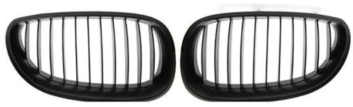 Frontstoßstangen-Kühlergrill Für B&MW E60 E61 5er M5 525I 525Xi 528I 528Xi 530I 530Xi 2003-2009 Frontniere Sportgitter Motorhaubengitter(Matte Black)