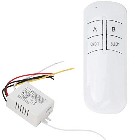 YAM-802 Interruttore per telecomando a 2 vie, 2 vie ON/OFF Interruttore per telecomando per trasmettitore ricevitore a parete wireless digitale 220V