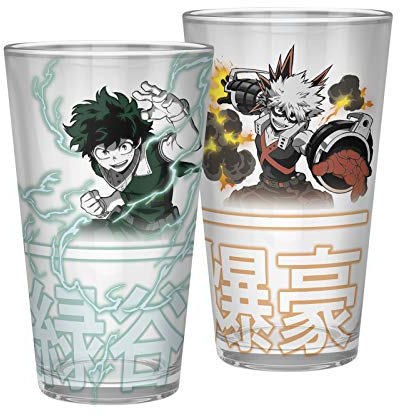 ABYSTYLE My Hero Academia - Vaso XXL - 400 ML - Izuku & Bakugo