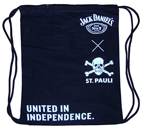 Tennessee Whiskey & St. Pauli - J a c k D a n i e l s - United in Independence - Rucksack - Turnbeutel - 42 x 36 cm