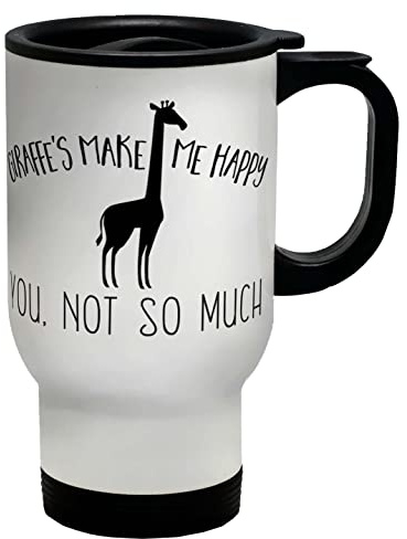 Shopagift Giraffes Make Me Happy, You Not So Much Travel Mug Cup