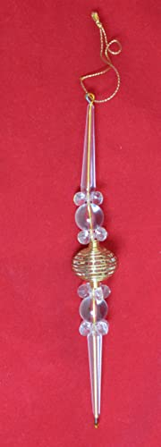 Christbaumschmuck Acrylglas/Metall Messing 18 cm