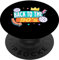Back to 90s Neunties Musikkassette Boombox Retro Vintage PopSockets mit austauschbarem PopGrip