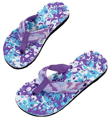 ticticlily Flip Flop Infradito Uomo Donna Unisex, Ciabatte Mare e Piscina, Ciabatte Infradito ad Asciugatura Rapida con Soletta Morbida e Ammortizzante e Ottimo Grip sulle Superfici Bagnate A Viola 37