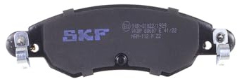 SKF Scheibenbremse Bremsbelag VKBP 80607 E - 4er Set - Position Vorderachse Höhe 73 mm Länge 166 mm Breite 103 mm Dicke 17,5 mm - OE Qualität | Kompatibel mit: CITROËN C5 I, C5 II