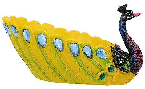 BESPORTBLE 1stk Pfau Blumentopf Statuen Im Freien Pfau Saftiger Topf Töpfe Für Pflanzen Kaktus Blumentopf Pfau Pflanzenhalter Keramik Blumentopf Blumenschale Vase Blumenkasten Jahrgang Harz