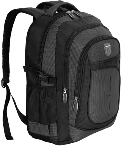 EAAKIE Rucksack Damen Herren Sport Schulrucksack Freizeit Reise Wandern Arbeit Backpack (Grau)