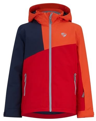Ziener Kinder ANZO Ski-Jacke/Winterjacke | warm, atmungsaktiv, wasserdicht, red salsa, 176