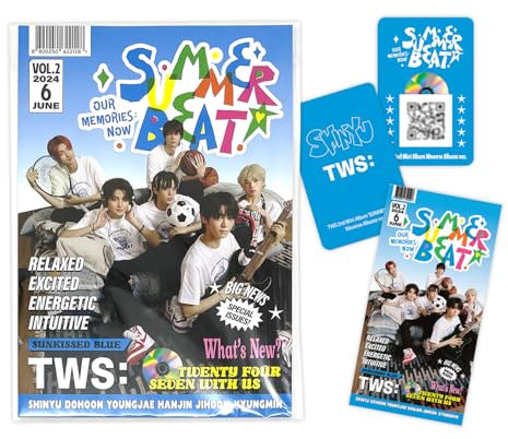 Pledis Ent. TWS - 2nd Mini Album [SUMMER BEAT!] (Weverse Alben Ver.) Photobook + QR Card + Photocard + 3 Extra Photocards