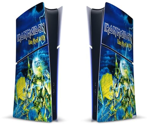 Head Case Designs sous Licence Officielle Iron Maiden Live After Death Art Graphique Vinyle Autocollant De Jeu Peau Autocollant Compatible avec Sony Playstation 5 PS5 Slim/Pro Digital Edition Console