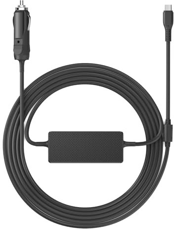 HKY 65W 40W USB C Netzteil 2,6M 12V-24V Vehicle Car Charger Fahrzeug für NOCO GBC011 Boost X GBX45 GBX55 GBX75 GBX155 Sport Akku Lithium Starthilfe Jump Starter, Type-C Batterie-Starthilfe NOCO Boost