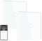 BSEED Smart ZigBee Interruptor, Interruptor de Pared Inteligente Compatible con Alexa y Google Home, Interruptor Empotrado 1 Gang 2 Vías Blanco(Requiere Hub)2 Piezas