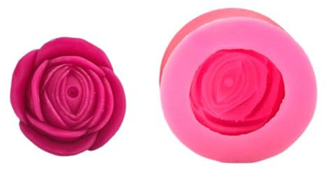 Morain Silikonformen mit Totenkopf-Rosen für Kerzen, Seife, Heimdekoration, Epoxidharz, Gips-Silikonformen, Fondant-Silikon