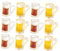 OFFSCH 1 Set Mini Tazza Di Birra Accessorio Mini Boccali Di Birra Tazze Da Bere in Miniatura Bambola Casa Di Bambole Mini Cose Oggetti Fotografici Mini Boccali Da Birra in Resina 20 Pezzi