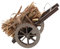 Abaodam 1Set Miniature Wheelbarrow Cart Decorative Ornament for Dollhouse Garden Scene for Fairy House and Miniature Garden Accessories