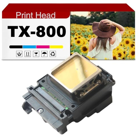 TX-800 Druckkopf TX800 Druckkopf kompatibel für Epson TX700 TX710 TX720 TX810 TX820 TX820DW A700 A710 A720 A800 A810 A820 Drucker 1 Pack