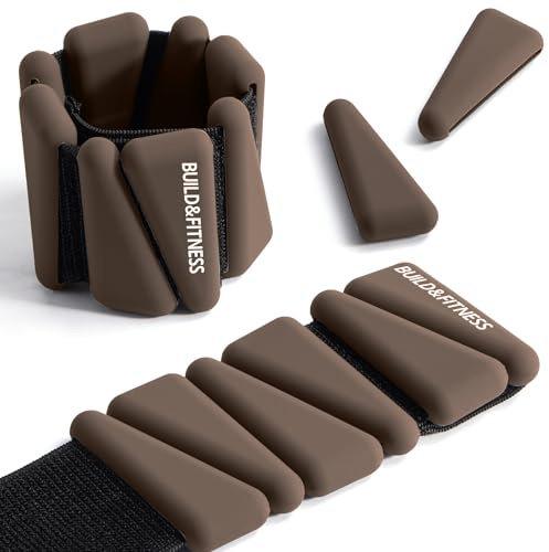 Handgelenk & Knöchel Gewichte Verstellbare Bänder für Frauen und Männer Workouts 2er Set je 0,5kg Perfekt für Laufen, Joggen, Walking, Yoga, Pilates, Aerobic, Krafttraining