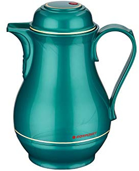 ROTPUNKT Isolierkanne 0,5 L - Premium Kaffekanne Made in Germany I Hält bis zu 24 Std heiß I Warmhaltekanne für Kaffee und Tee (Christa 530, Shiny Hummingbird)