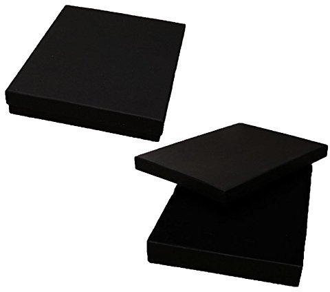 Widdle Gifts Black 18cm x 14cm Jewellery Gift Box - Necklace Bracelets Pendant Ear Ring Sets