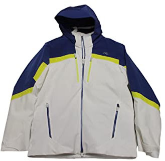 KJUS Men Speed Reader Jacket Blau, Herren Dermizax™ Regenjacke, Größe 52 - Farbe White - Southern Blue