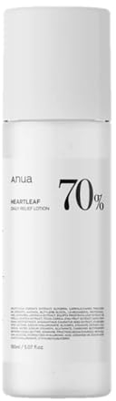 ANUA Heartleaf 70 Tägliche Linderungslotion 6,76 Unzen, sanfte Feuchtigkeitslotion, die die Hautbarriere stärkt