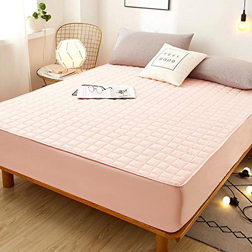 dabg Breathable Non-Slip Bed Sheet Waterproof And Dustproof Mattress Cover Soft And Comfortable Mattress Protection Cover Waterproof, Breathable And Dustproof Bed Sheet-Free Fan_180Cmx200Cm