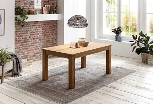 massivmoebelversand Esstisch Parma XXL 160x100 Wildeiche