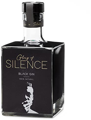 Glory of Silence Black Gin (0,5 l) | Schwarzer Gin mit fruchtiger Note aus Holunderblüte und Brombeere