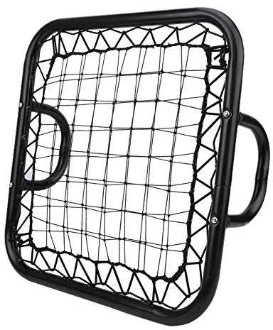 Vbestlife Fußball-Rückprallgerät in der Hand, 19,7 x 19,7 x 4,7 Zoll, Rückprallgerät in der Hand, Springback Net ¡§ | Trainingsausrüstung für Torwart, Fußballtor