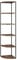 Vicco Eckregal Wandregal Holzregal Regalsystem Aktenregal Ordnerregal Hochregal Regal Aufbewahrung Home-Office Wohnzimmer Wohnzimmerregal (Eckregal 5 Ebenen)
