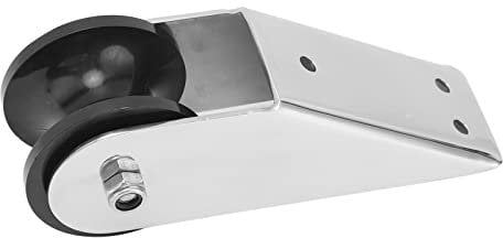 Fafeicy Ankerrolle Verdickt, 316 Edelstahl Marine Bugrolle mit 32mm Rollenschlitz, Schiffsankerrolle Hebewerkzeug für Bootsschiffe, Halterungen Und Verbindungsplatten