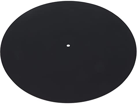 cersalt Schallplatten-Plattenspieler-Auflage, Schallplatten-Auflage aus Gummi reduziert Geräusche auf der Rückseite reduziert Vibrationen für alle Schallplattenspieler
