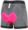 ZLRS Radunterhose Damen Fahrradhose Gepolstert 4D Atmungsaktiv Radlerhose Unterwäsche Fahrradunterhose Fahrradslip Fahrrad Unterhosen Rosa M