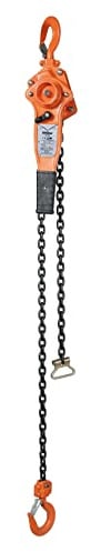 Beta 8146 WLL t 1,5 - Professioneller Hebelzug mit stabilem Haken, Hubhöhe 1,5 m und Tragkraft 1500 kg, einzelne Kette von 11 kg