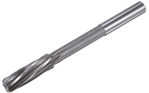 sourcing map Spann Reibahle 15mm H7 4241 Hochgeschwindigkeitsstahl Spiralnuten Drehmaschine Reibahle Fräser