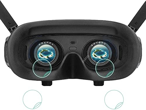 ULBTER Displayschutz schutzfolie für DJI Goggles 2-DJI Avata Pro Objektiv, Displayschutzfolie PET-Folie Zubehör kratzfest blasenfrei- 4 Stück