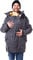 Viva la Mama - Männer Tragejacke für Rückentragen Vorntragen Papa Tragemantel - PROTECTIS - anthrazit - M