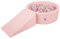 KiddyMoon Spielplatz Aus Schaumstoff Mit Rund Bällebad (200 Bälle) Ballgruben Für Babys Spielbad Hindernisläufen, Hergestellt In Der EU, Pink:Pastellbeige/Puderrosa/Perle