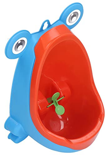 Orinatoio per Bambini, Orinatoio Portatile per Allenamento del Vasino, Carino Rana per Ragazzi Toilet per Bambini WC Montato a Parete per Bambino in Piedi Orinatoio (Blu)