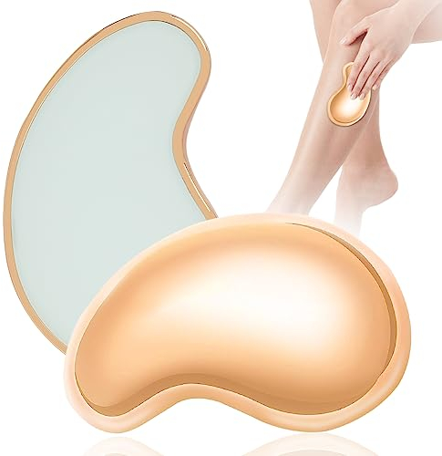 LOPHE Nano Haarentferner Damen, Crystal Haarentfernung Ohne Rasieren für Frauen und Männer, Wiederverwendbarer Epilierer, Hair Rasierstein für Körper Rücken Arme Beine Peeling (Gold)