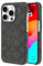 COACH Signature Canvas Slim Wrap Schutzhülle für iPhone 15 Pro, kompatibel mit kabellosem Laden, Signature Charcoal