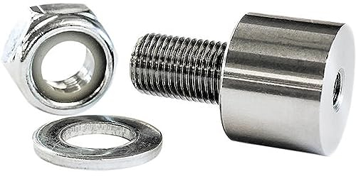 Robert Axle - Polygonadapter - 5 mm - für Steckachse - für Fahrrad Kinder Anhänger - inkl. RennMaxe Silikonband - Kupplung Adapter