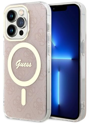 CG Mobile Guess HC Magfit 4G Custodia per iPhone 15 PRO (Rosa)