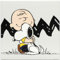 Open Road Brands Peanuts Charlie Brown und Snoopy Chevron Galerie verpackte Leinwand Wanddekoration – bezaubernde Erdnüsse Wandkunst für Heimdekoration