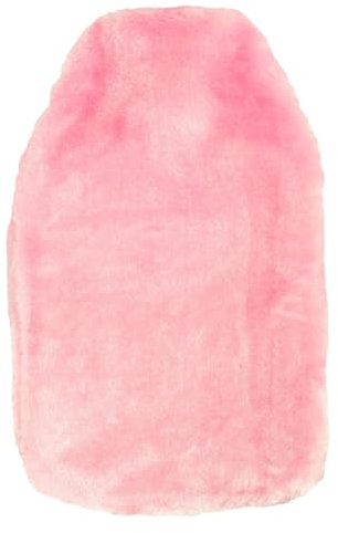 Soft Cosy Faux Fur Fabric Hot Water Bottle Cover only - for 2L (Baby Pink) (Cover ONLY)