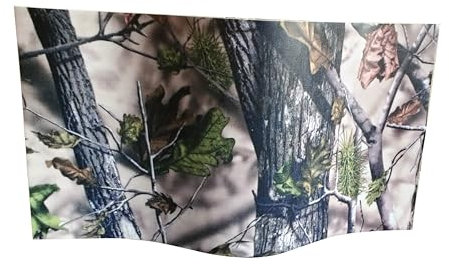 SHOT-FLON Tarnfolie Realtarn Jagd Camo Zielfernrohr Schalldämpfer Zubehör (2 Stück 38x20 cm) (Realtarn Green/Brown)