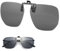 Fine jade2 Flip up Polarisiert Sonnenbrille Clip on Sonnenbrille Blendschutz UV-Schutz für Damen Herren Sonnenbrille zum Aufstecken auf Brille