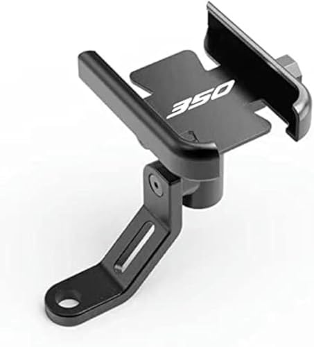 DSMBKS Motorrad Handyhalterung für FORZA 350 FORZA350 NSS350 2018-2022 Motorradzubehör Lenker Handyhalterung GPS Ständer Halterung Spiegelhalterung Schwarz